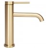 REA - Bateria Umywalkowa CLIF ZŁOTA SZCZOTKOWANA / GOLD BRUSH niska